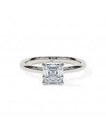 Asscher 4-Claw Dalia Solitaire