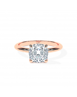 Cushion 4-Claw Daisy Solitaire