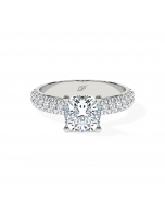 Cushion Triple Pavé