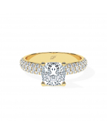 Cushion Triple Pavé