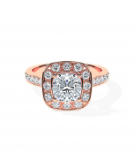 Cushion Océane Cathedral Halo 