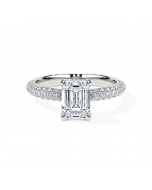 Emerald Triple Pavé Brilliance