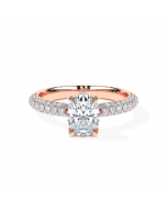 Oval Triple Pavé Brilliance