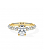 Oval Triple Pavé Brilliance