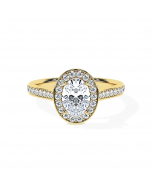 Oval Océane Cathedral Halo