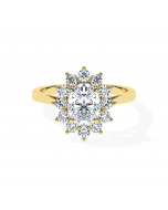 Oval Aquilegia Cluster