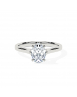Oval Cathedral Tapered Solitaire