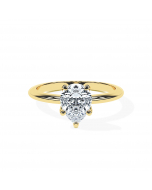Pear 6-Claw Daisy Solitaire