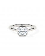 Radiant Bezel Solitaire