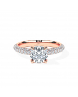 Round Triple Pavé Brilliance