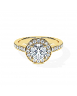 Round Océane Cathedral Halo