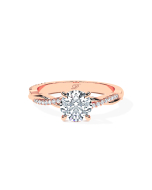 Round Twisted Band Pavé