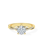 Round Twisted Band Pavé