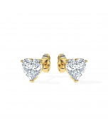 Dalia Heart Diamonds Stud Earrings (F-G / VS2-SI1)