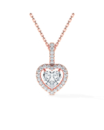 Yara Brilliant Heart Pendant (F-G / VS2-SI1)