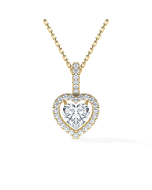 Yara Brilliant Heart Pendant (F-G / VS2-SI1)