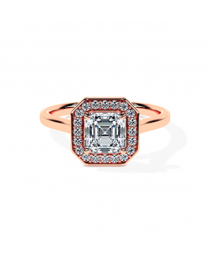 Asscher Diamond Halo