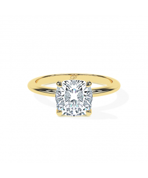 Cushion 4-Claw Daisy Solitaire