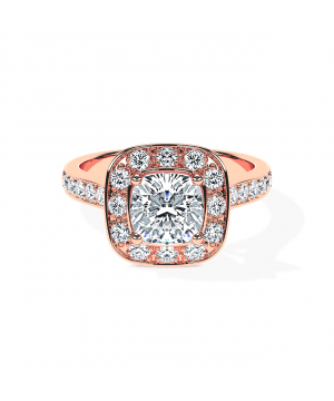 Cushion Océane Cathedral Halo 