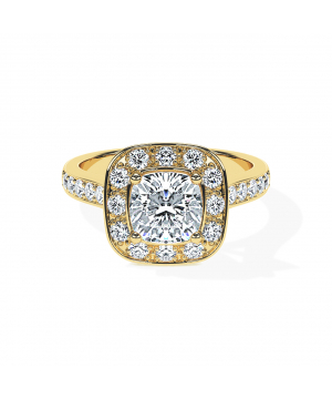 Cushion Océane Cathedral Halo 