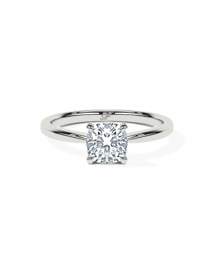 Cushion Tapered Solitaire