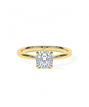 Cushion Tapered Solitaire
