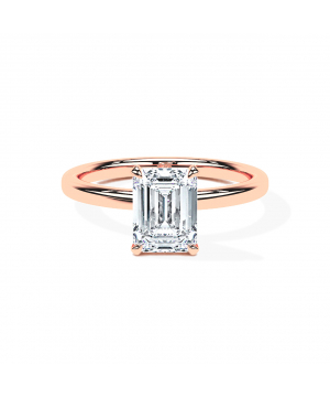 Emerald Dalia 4-Claw Solitaire