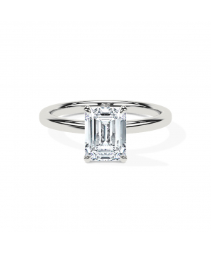 Emerald Dalia 4-Claw Solitaire