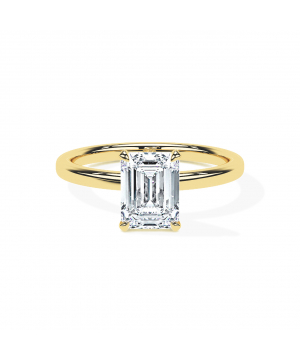 Emerald Dalia 4-Claw Solitaire