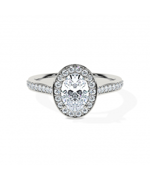 Oval Océane Cathedral Halo