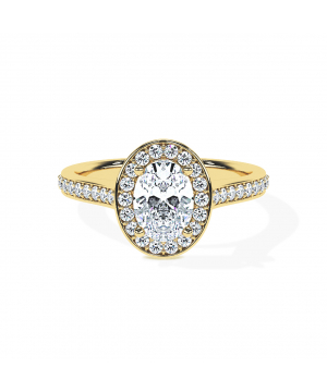 Oval Océane Cathedral Halo