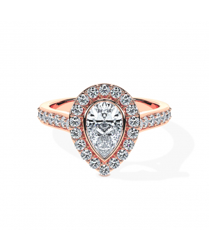 Pear Océane Cathedral Halo