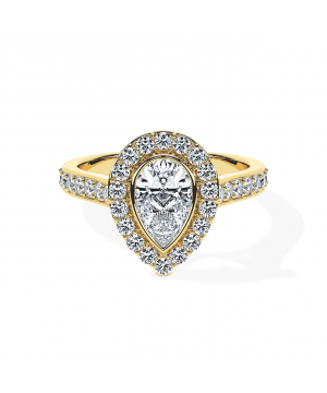 Pear Océane Cathedral Halo