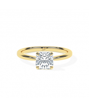 Radiant Tapered Solitaire