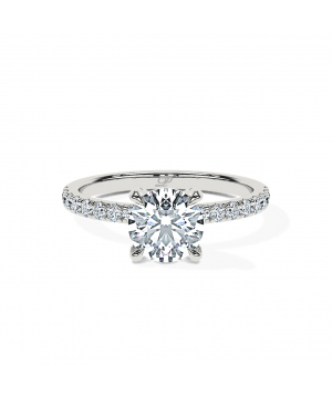 Round Pavé Brilliance