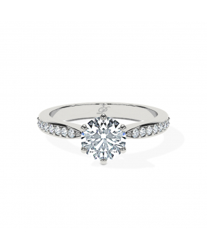 Round 6-Claw Tapered Pavé