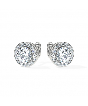 Angelic Round Diamonds Earrings (F-G / VS2-SI1)