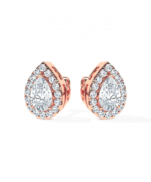Angelic Pear Diamonds Earrings (F-G / VS2-SI1)