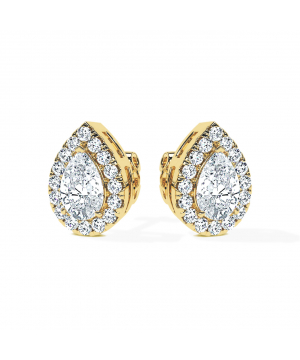 Angelic Pear Diamonds Earrings (F-G / VS2-SI1)