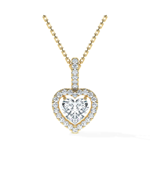Yara Brilliant Heart Pendant (F-G / VS2-SI1)