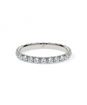 French Pavé Eternity Ring